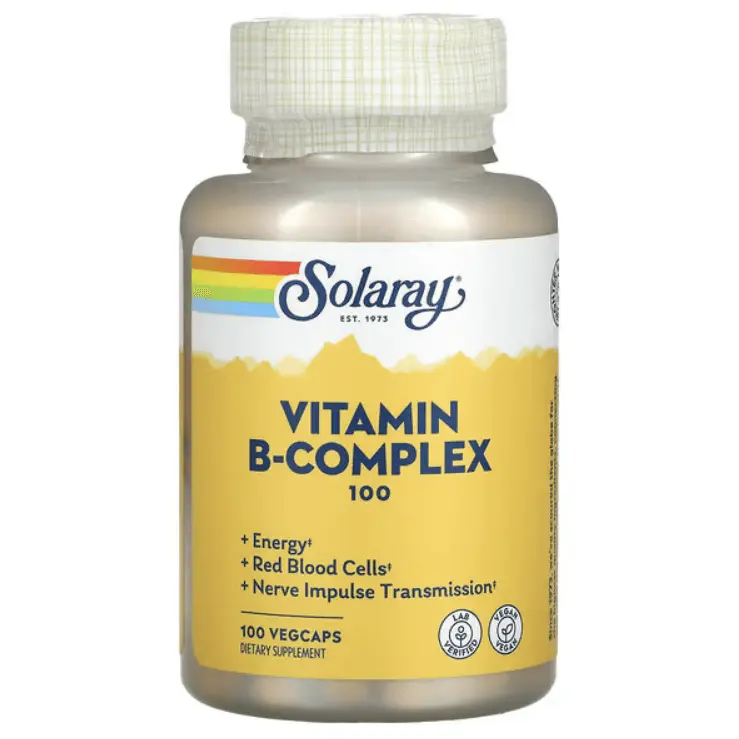Комплекс витаминов группы В Solaray, 100 капсул
Комплекс витаминов группы В Solaray, 100 капсул