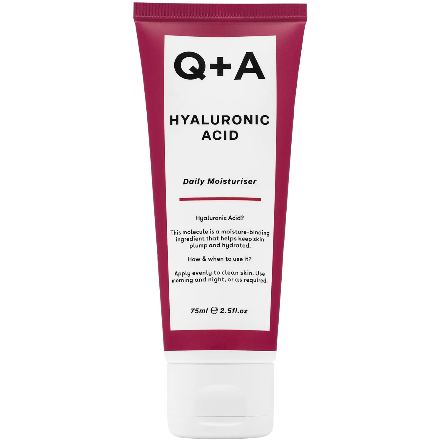 Q+A Hyaluronic Acid крем для лица, 75 мл
Q+A Hyaluronic Acid крем для лица, 75 мл