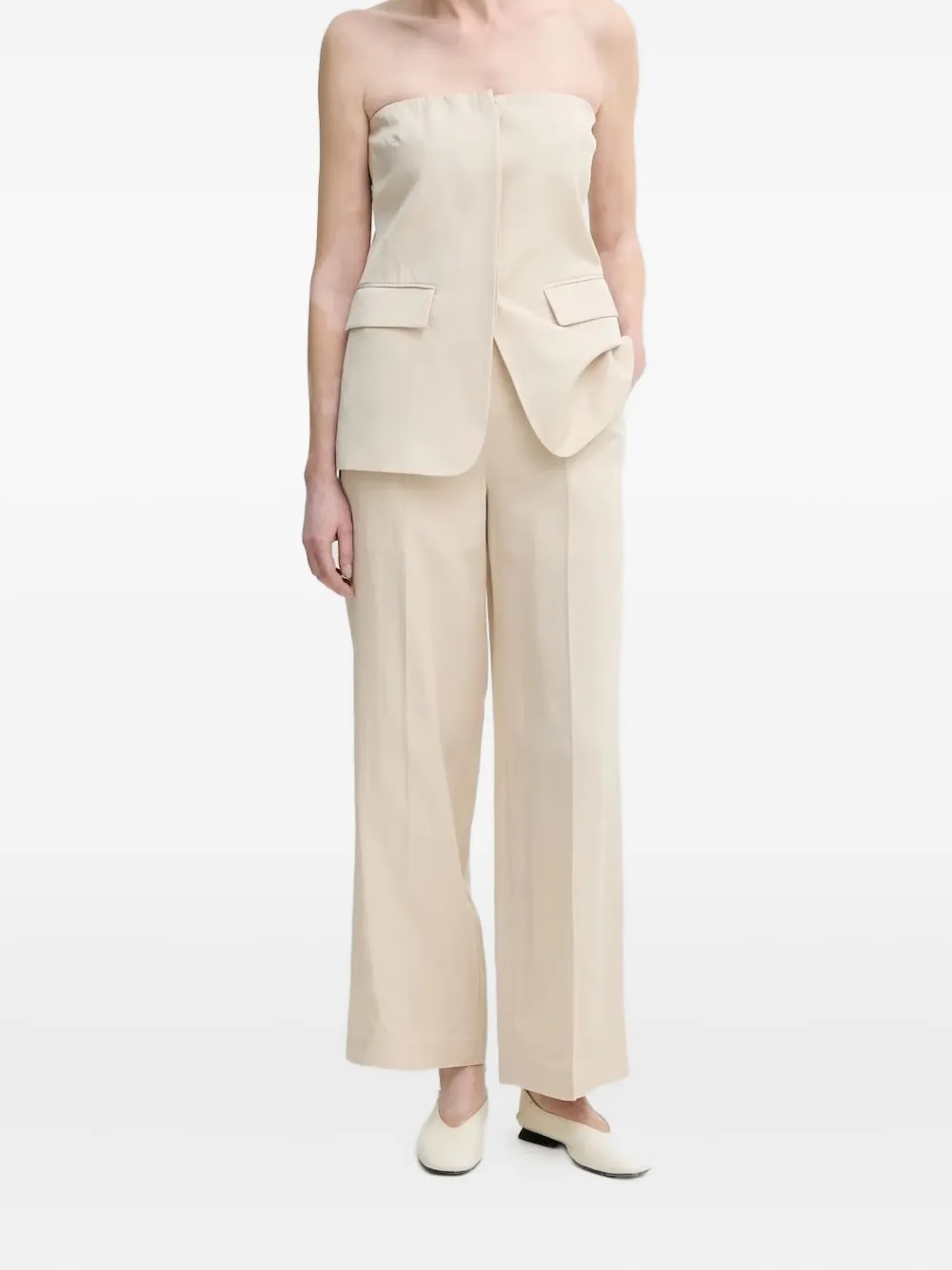 Широкие брюки со складками Isabelle Blanche, нейтральный
Широкие брюки со складками Isabelle Blanche, нейтральный