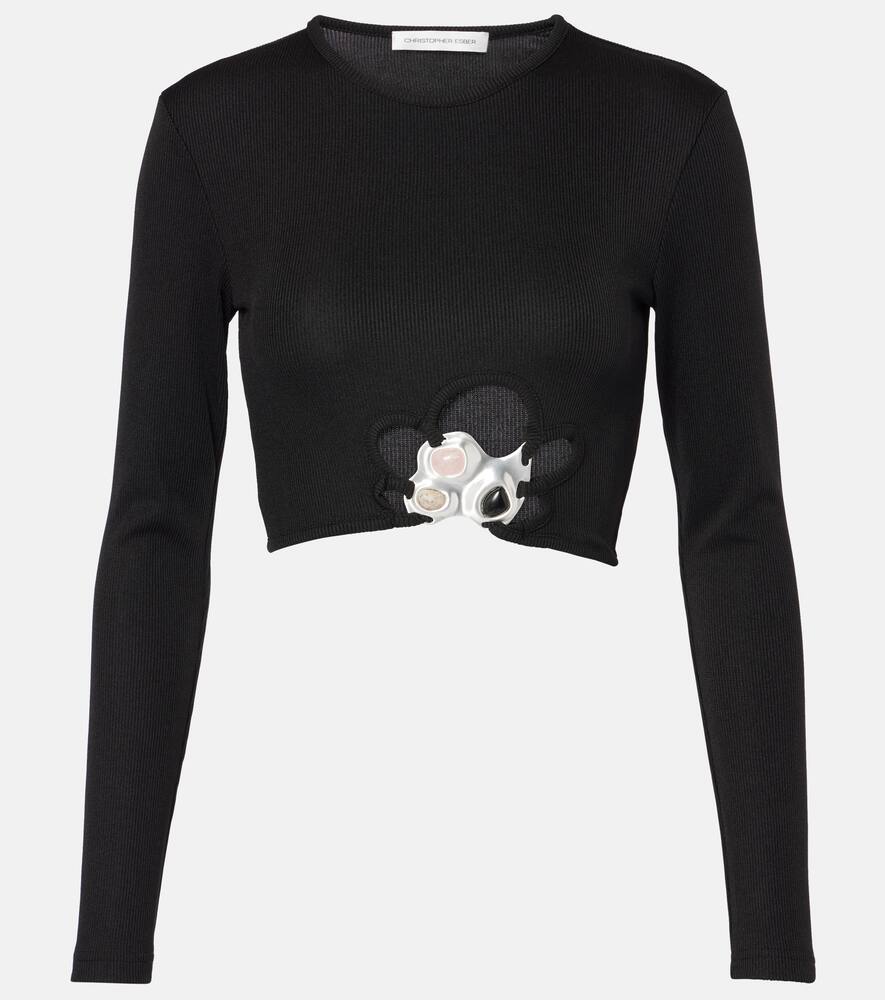 Кроп-топ Trio Stone Christopher Esber, Black
Кроп-топ Trio Stone Christopher Esber, Black