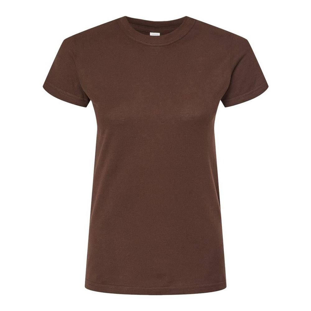 Tultex Женская футболка из тонкого джерси приталенного кроя, коричневый
Tultex Женская футболка из тонкого джерси приталенного кроя, коричневый