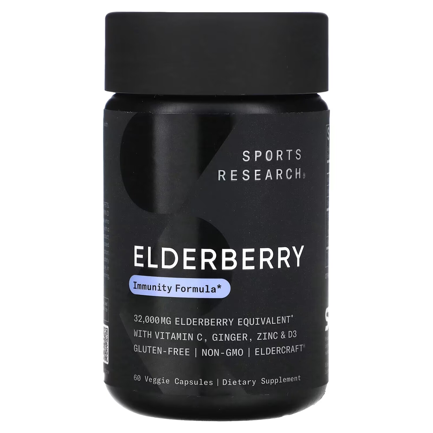Добавка Sports Research Elderberry, 60 растительных капсул
Добавка Sports Research Elderberry, 60 растительных капсул