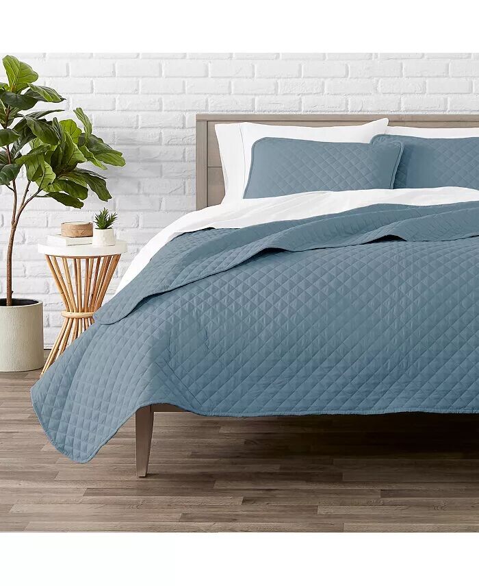 Ультрамягкое покрывало с ромбовидной прострочкой Twin/Twin XLong Bare Home, синий
Ультрамягкое покрывало с ромбовидной прострочкой Twin/Twin XLong Bare Home, синий