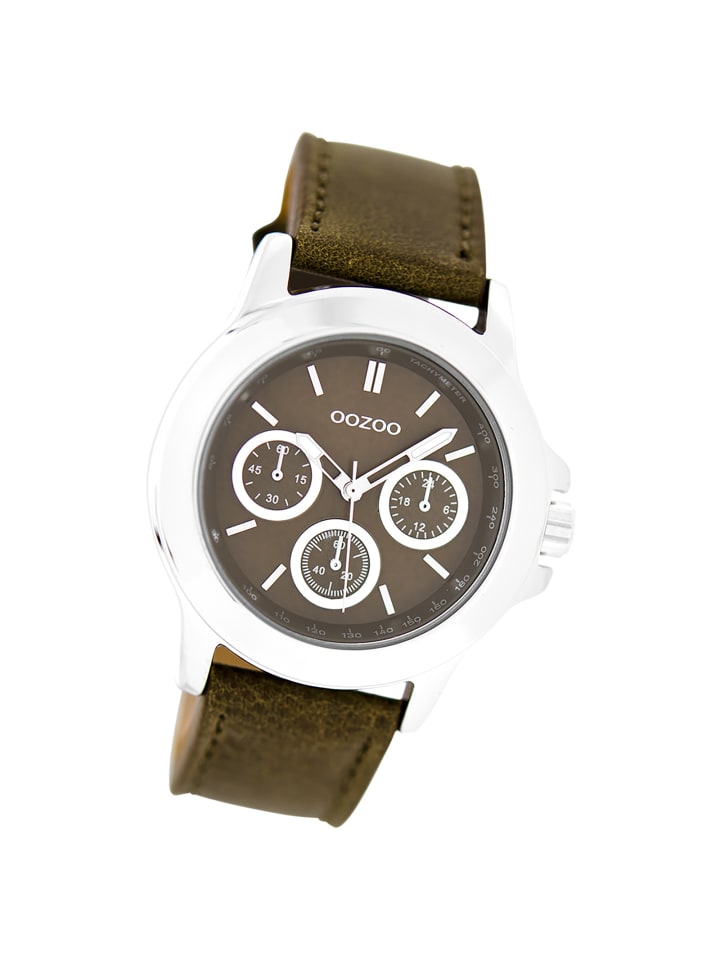 Аналоговые наручные часы Oozoo Timepieces, коричневые, большие (примерно 40 мм)
Аналоговые наручные часы Oozoo Timepieces, коричневые, большие (примерно 40 мм)