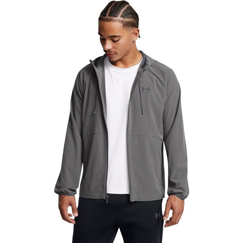 Pull-On jacket ua stretch wvn windbreakereu Under Armour, цвет castlerock
Pull-On jacket ua stretch wvn windbreakereu Under Armour, цвет castlerock
