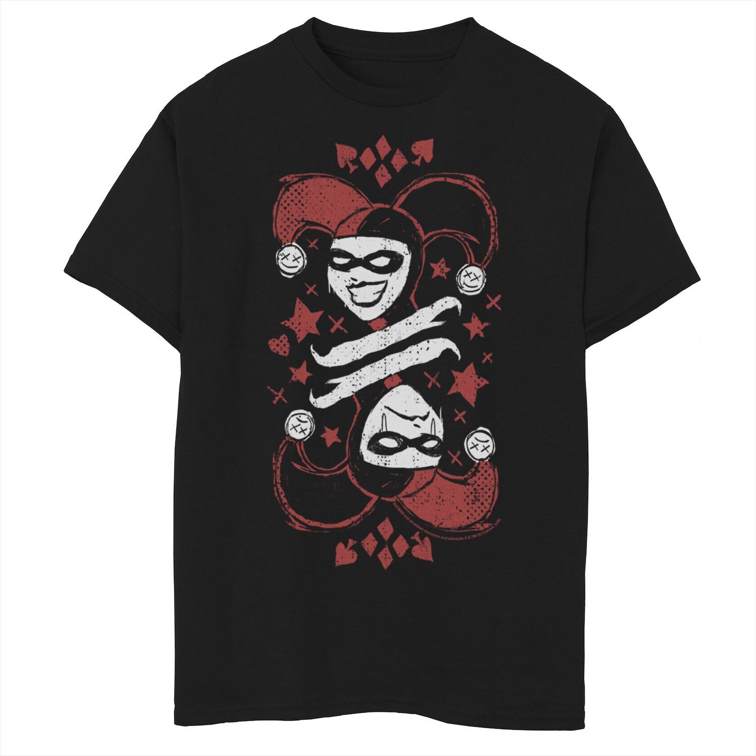 Футболка с изображением карты и графической иллюстрацией Харли Квинн для мальчиков 8–20 лет DC Fandome DC Comics
Футболка с изображением карты и графической иллюстрацией Харли Квинн для мальчиков 8–20 лет DC Fandome DC Comics