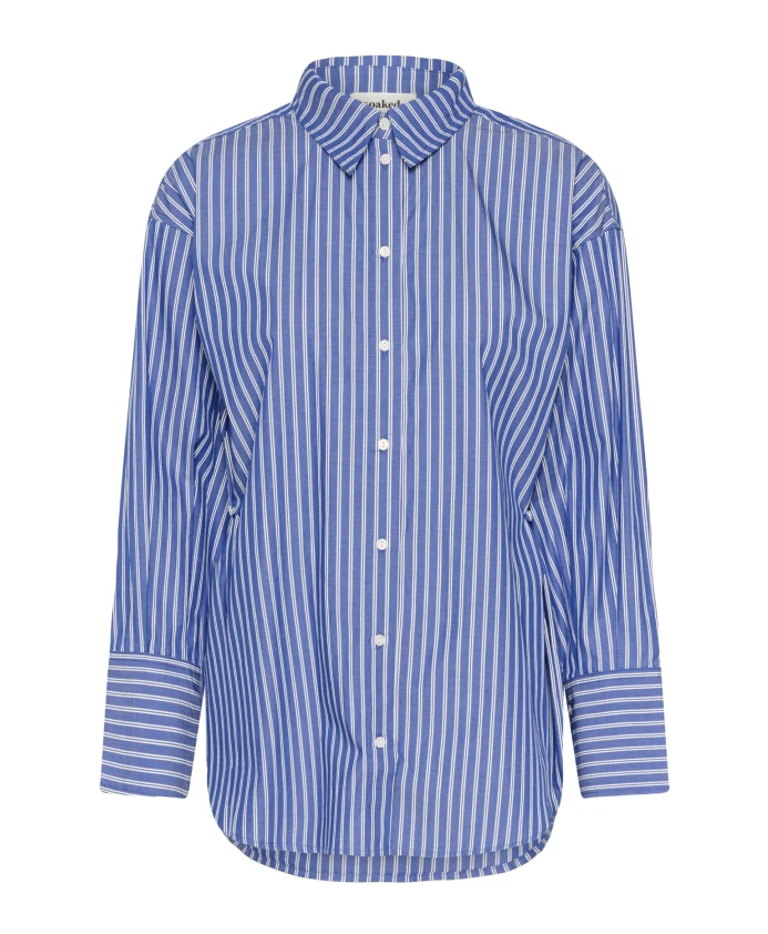 Рубашка в полоску в стиле модерн Soaked In Luxury, синий
Рубашка в полоску в стиле модерн Soaked In Luxury, синий