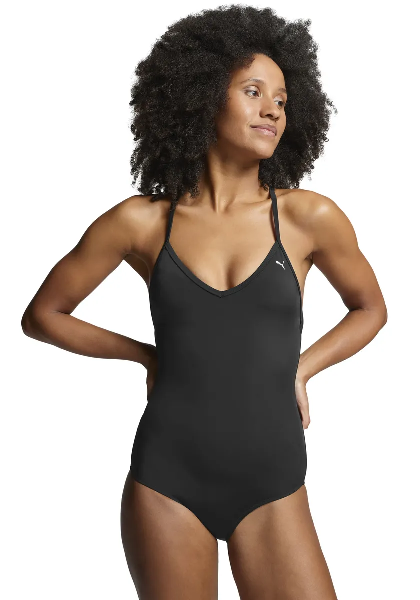 Купальник PUMA, перекрестная спинка с V-образным вырезом, черный
Купальник PUMA, перекрестная спинка с V-образным вырезом, черный