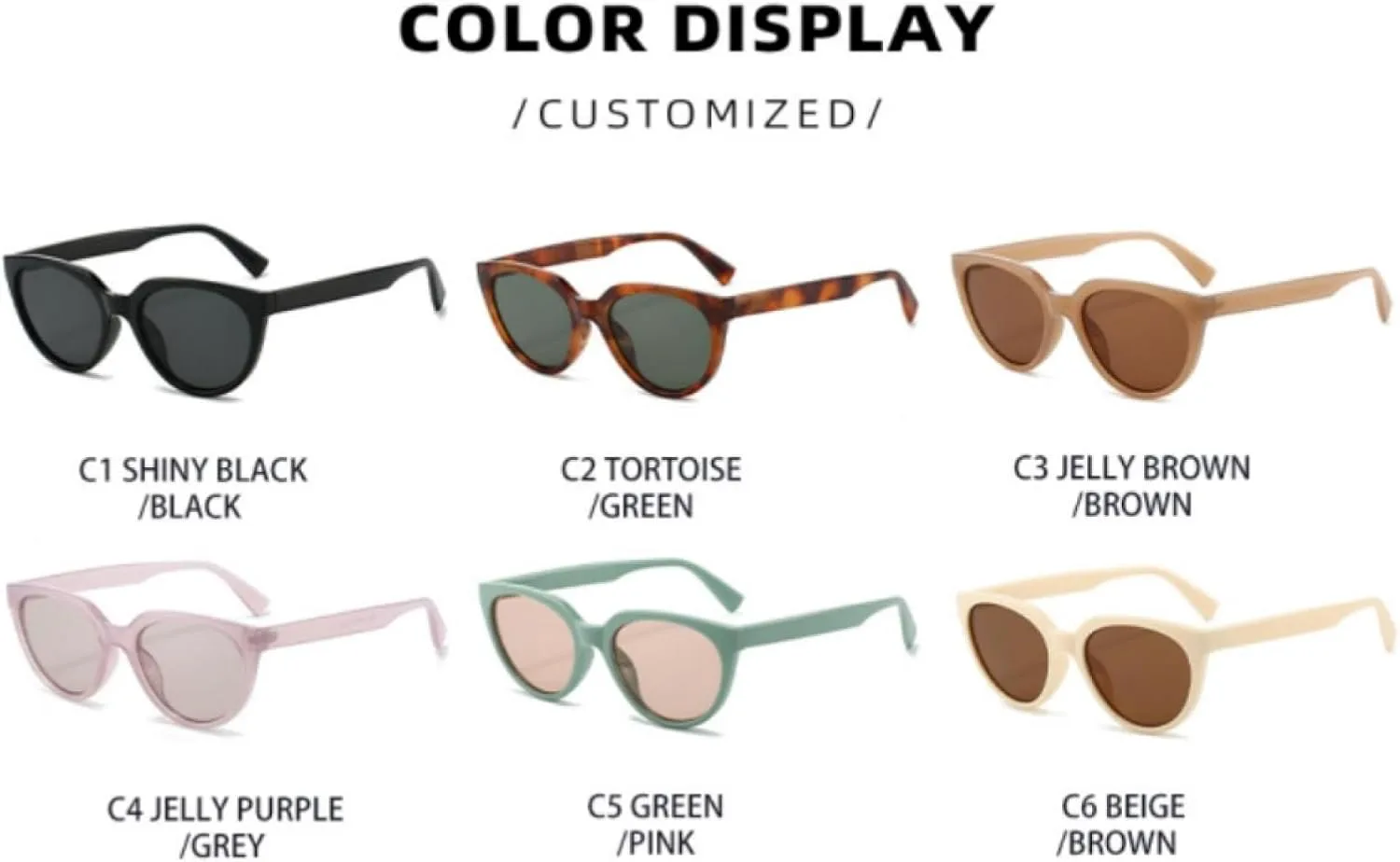 Солнцезащитные очки с защитой от УФ-излучения UV400 | «Кошачий глаз» | Для женщин и мужчин | Для занятий спортом на открытом воздухе и вождения DSVIGF, Beige
Солнцезащитные очки с защитой от УФ-излучения UV400 | «Кошачий глаз» | Для женщин и мужчин | Для занятий спортом на открытом воздухе и вождения DSVIGF, Beige