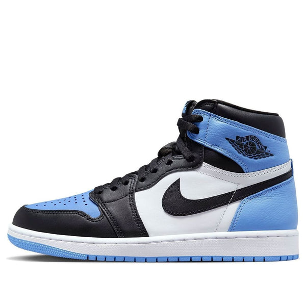 Кроссовки 1 retro high og 'unc toe' Air Jordan, синий 
Кроссовки 1 retro high og 'unc toe' Air Jordan, синий