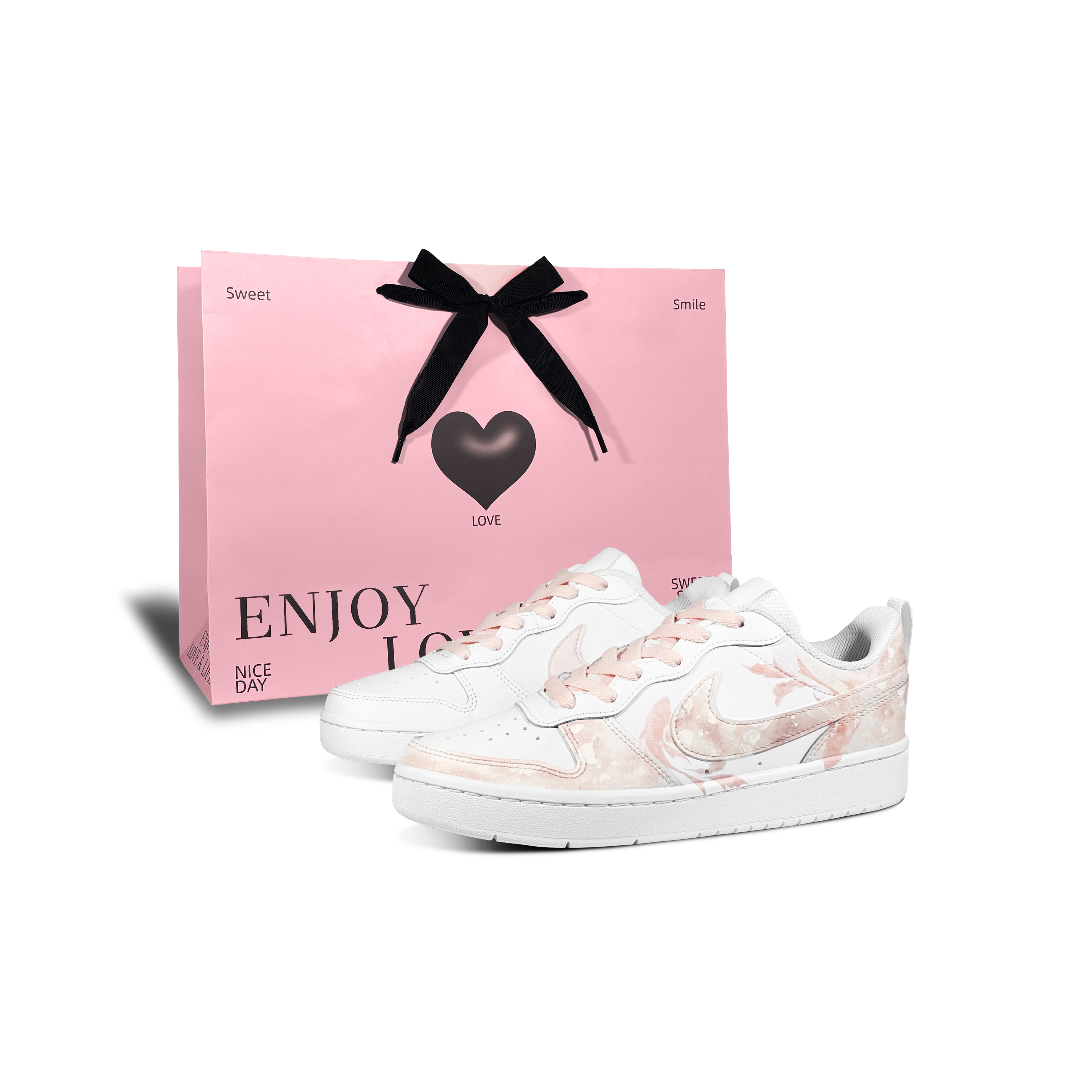 Nike Детские кроссовки для скейтбординга Court Borough Big Fish Begonia Low Top, розовые, белые, для подростков
Nike Детские кроссовки для скейтбординга Court Borough Big Fish Begonia Low Top, розовые, белые, для подростков