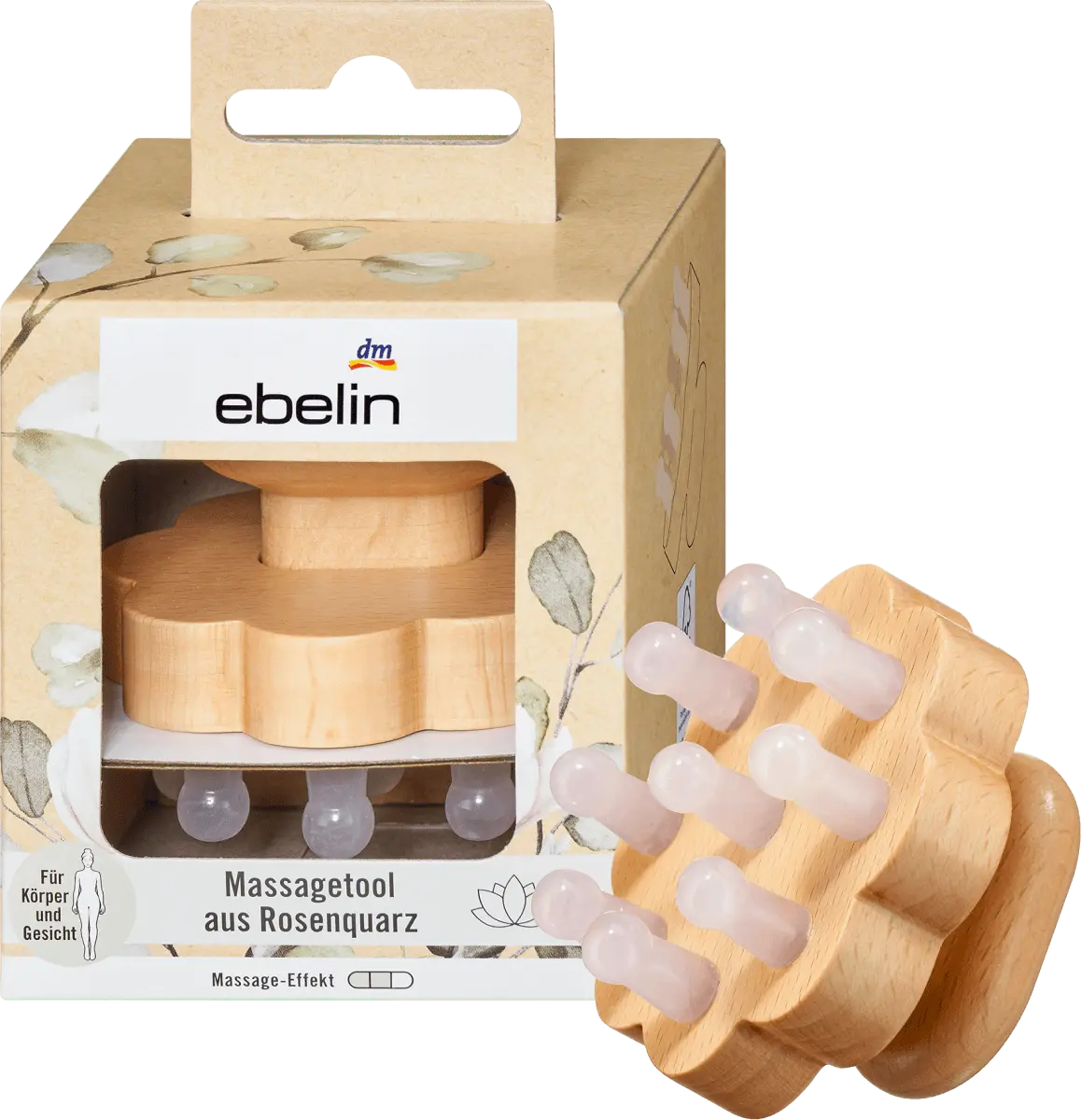Массажный инструмент с розовым кварцем 1 шт. ebelin
Массажный инструмент с розовым кварцем 1 шт. ebelin