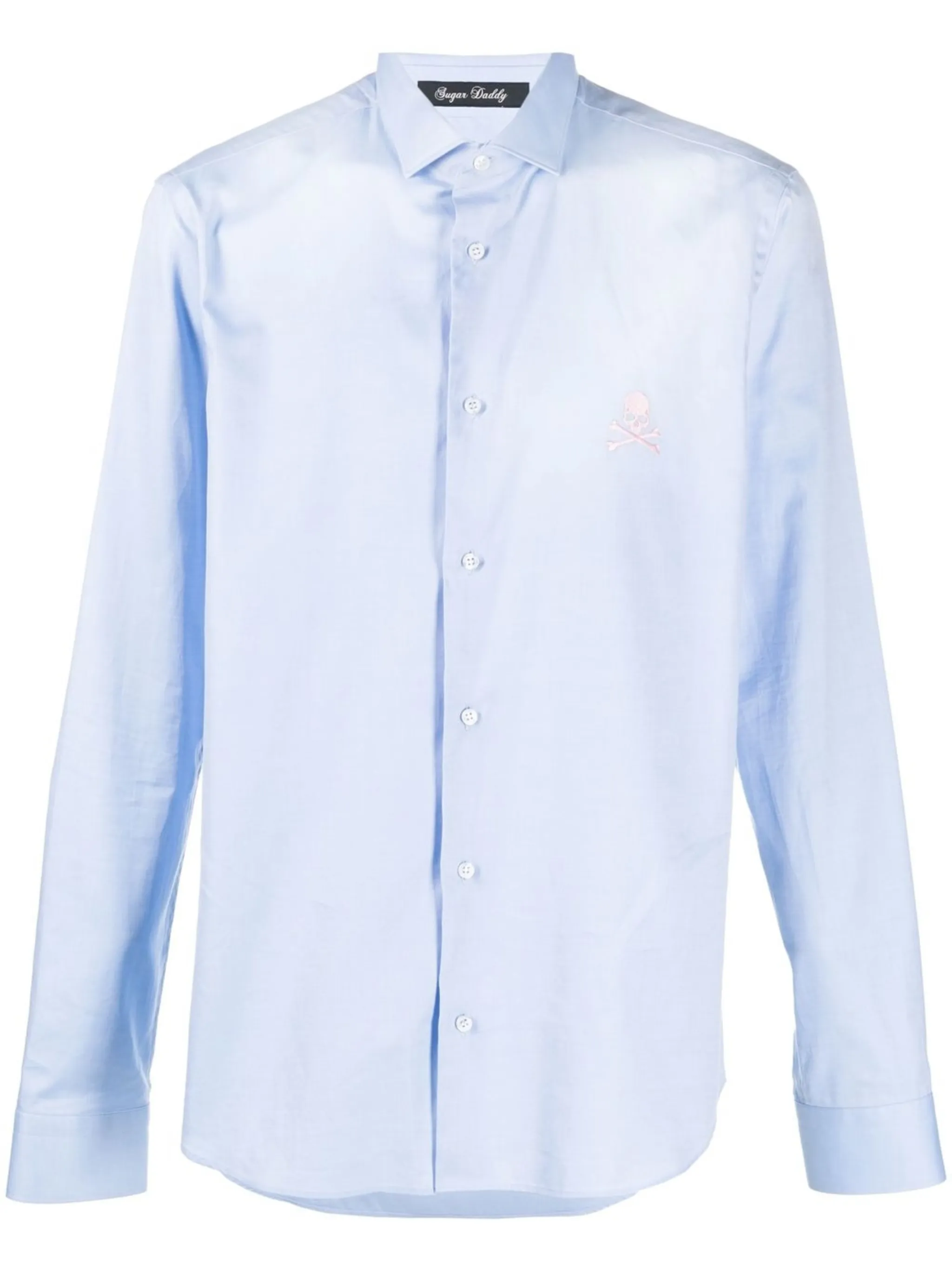 Рубашка с вышитым логотипом Philipp Plein, синий
Рубашка с вышитым логотипом Philipp Plein, синий