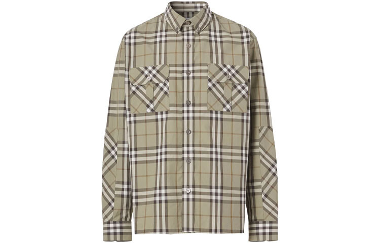 Рубашка мужская зеленая Burberry, зеленый
Рубашка мужская зеленая Burberry, зеленый