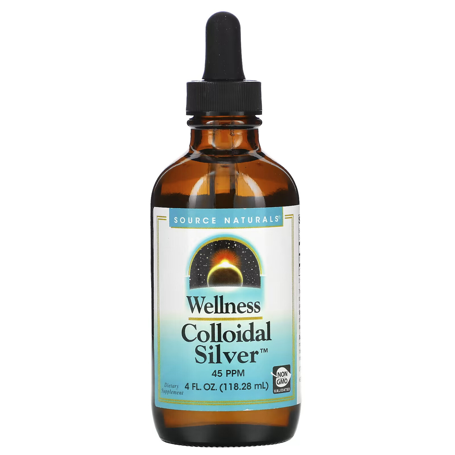 Source Naturals, Коллоидное серебро для хорошего самочувствия, 45 PPM, 118,28 мл (4 жидкие унции)
Source Naturals, Коллоидное серебро для хорошего самочувствия, 45 PPM, 118,28 мл (4 жидкие унции)