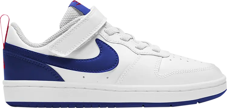 Кроссовки Nike Court Borough Low PS 'White Deep Royal', белый 
Кроссовки Nike Court Borough Low PS 'White Deep Royal', белый