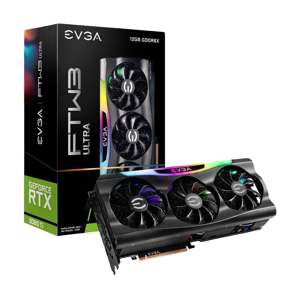 Видеокарта EVGA GeForce RTX 3080 Ti FTW3, 12GB GDDR6X, 12G-P5-3967-KR
Видеокарта EVGA GeForce RTX 3080 Ti FTW3, 12GB GDDR6X, 12G-P5-3967-KR