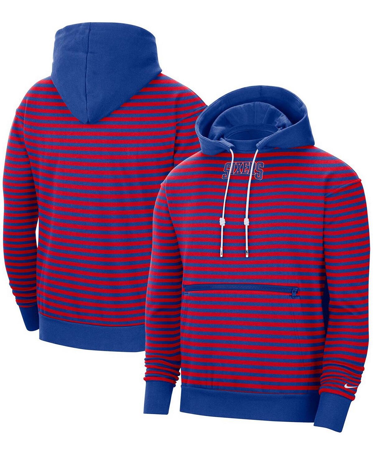 Мужская толстовка с капюшоном в полоску red and royal philadelphia 76ers 75th anniversary courtside striped Nike, красный
Мужская толстовка с капюшоном в полоску red and royal philadelphia 76ers 75th anniversary courtside striped Nike, красный