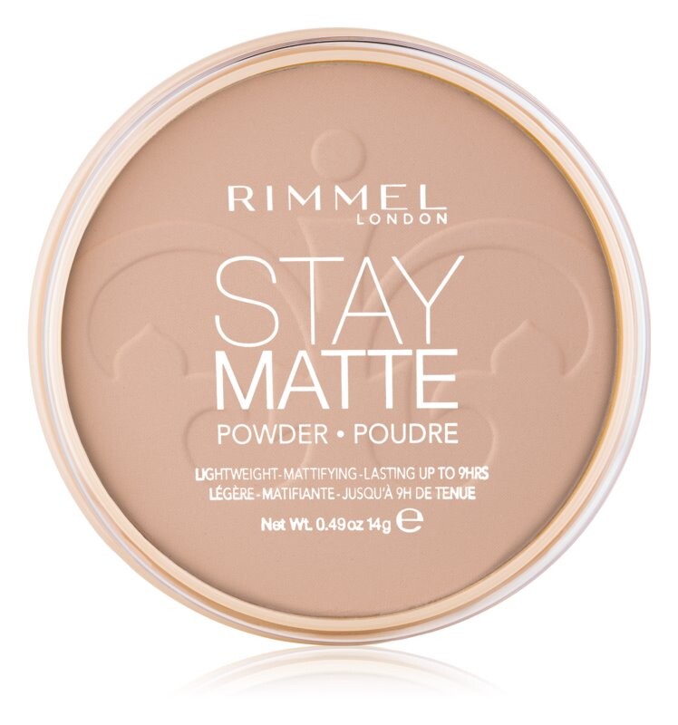 Пудра Rimmel Stay Matte, оттенок 005 Silky Beige 14 г
Пудра Rimmel Stay Matte, оттенок 005 Silky Beige 14 г