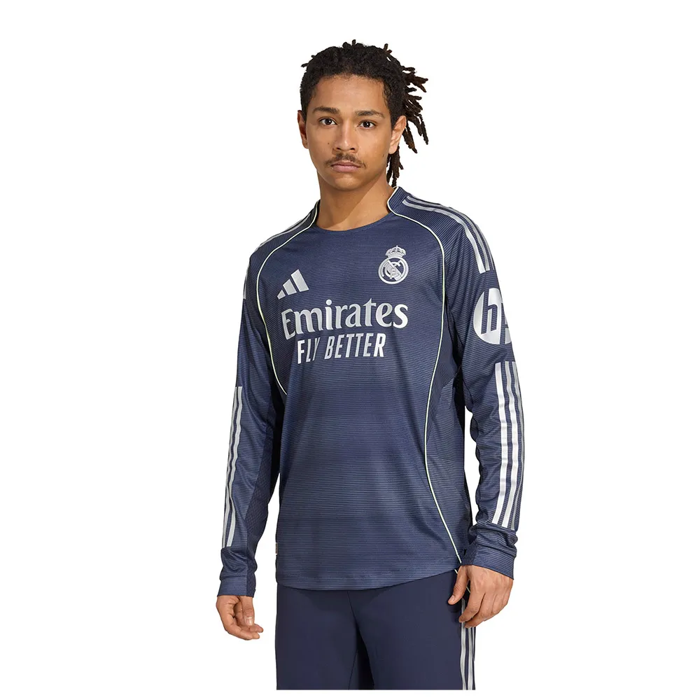 Лонгслив adidas Real Madrid 25/26 Authentic Away, синий
Лонгслив adidas Real Madrid 25/26 Authentic Away, синий