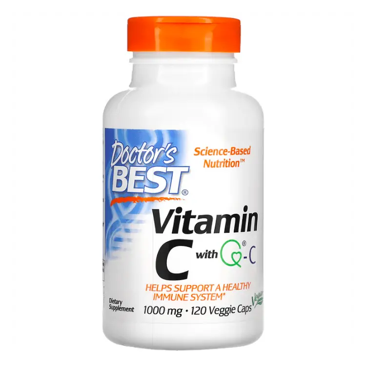 Витамин C с Q-C Doctor's Best 1000 мг, 120 капсул
Витамин C с Q-C Doctor's Best 1000 мг, 120 капсул