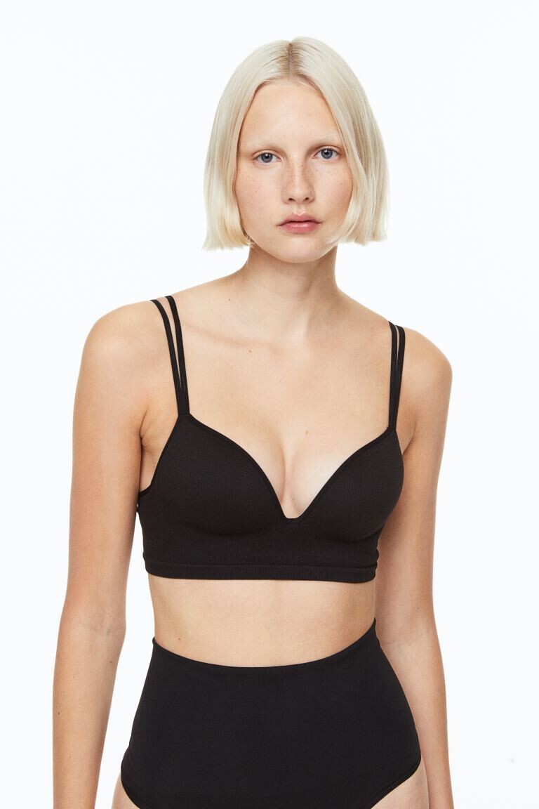 Комплект из 2 утягивающих трусов-стрингов H&M, черный
Комплект из 2 утягивающих трусов-стрингов H&M, черный