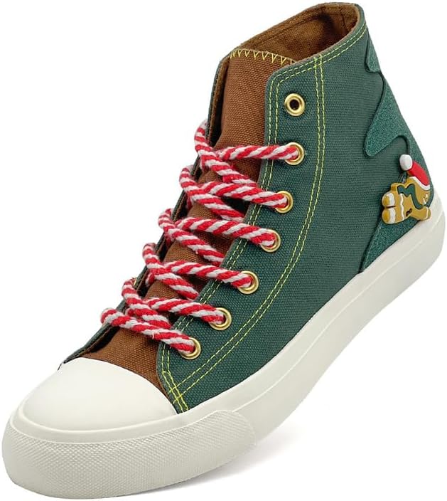 Кеды на высокой подошве Xraehni из канвы для женщин и мужчин, модные кроссовки на шнуровке, женские и мужские канвасовые кроссовки для повседневной носки, тенниса и прогулок, удобные и дышащие, зеленый
Кеды на высокой подошве Xraehni из канвы для женщин и мужчин, модные кроссовки на шнуровке, женские и мужские канвасовые кроссовки для повседневной носки, тенниса и прогулок, удобные и дышащие, зеленый