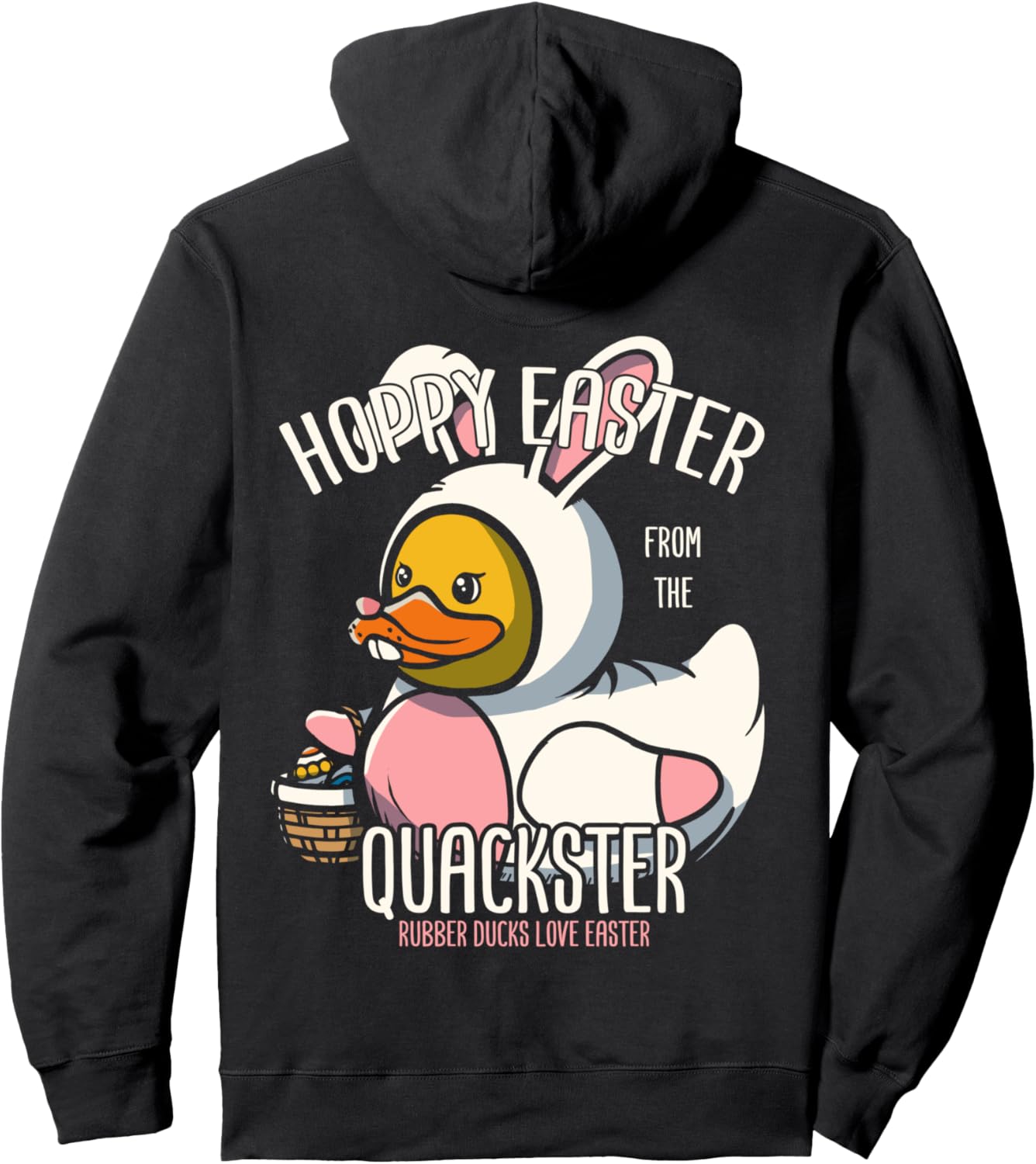 Резиновая уточка в виде пасхального кролика, толстовка с изображением пасхального кролика и уточки Easter Hare Rubber Ducky Osterhase Duck, черный
Резиновая уточка в виде пасхального кролика, толстовка с изображением пасхального кролика и уточки Easter Hare Rubber Ducky Osterhase Duck, черный