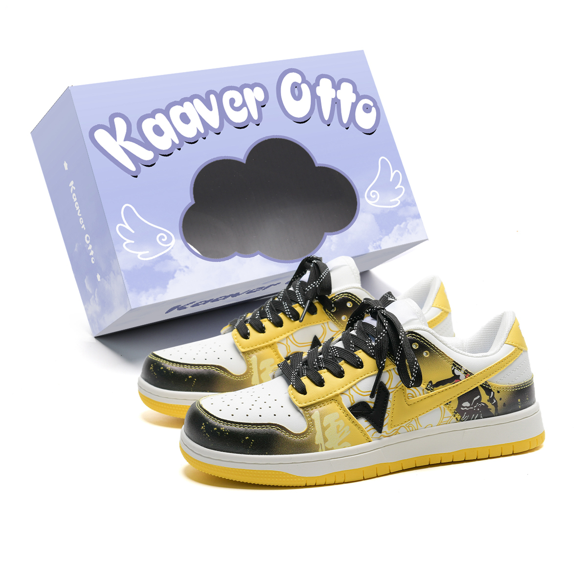 KAAVER OTTO Скользоустойчивые низкие скейтерские кроссовки унисекс сине-желтые, цвет Yellow
KAAVER OTTO Скользоустойчивые низкие скейтерские кроссовки унисекс сине-желтые, цвет Yellow