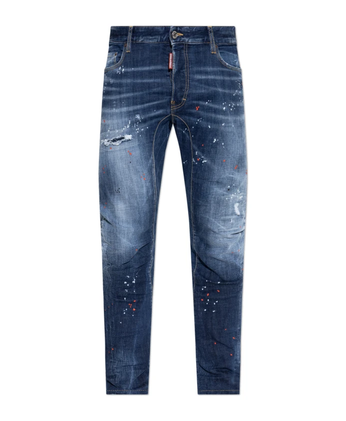 Настоящие байкерские джинсы Dsquared2, синий
Настоящие байкерские джинсы Dsquared2, синий