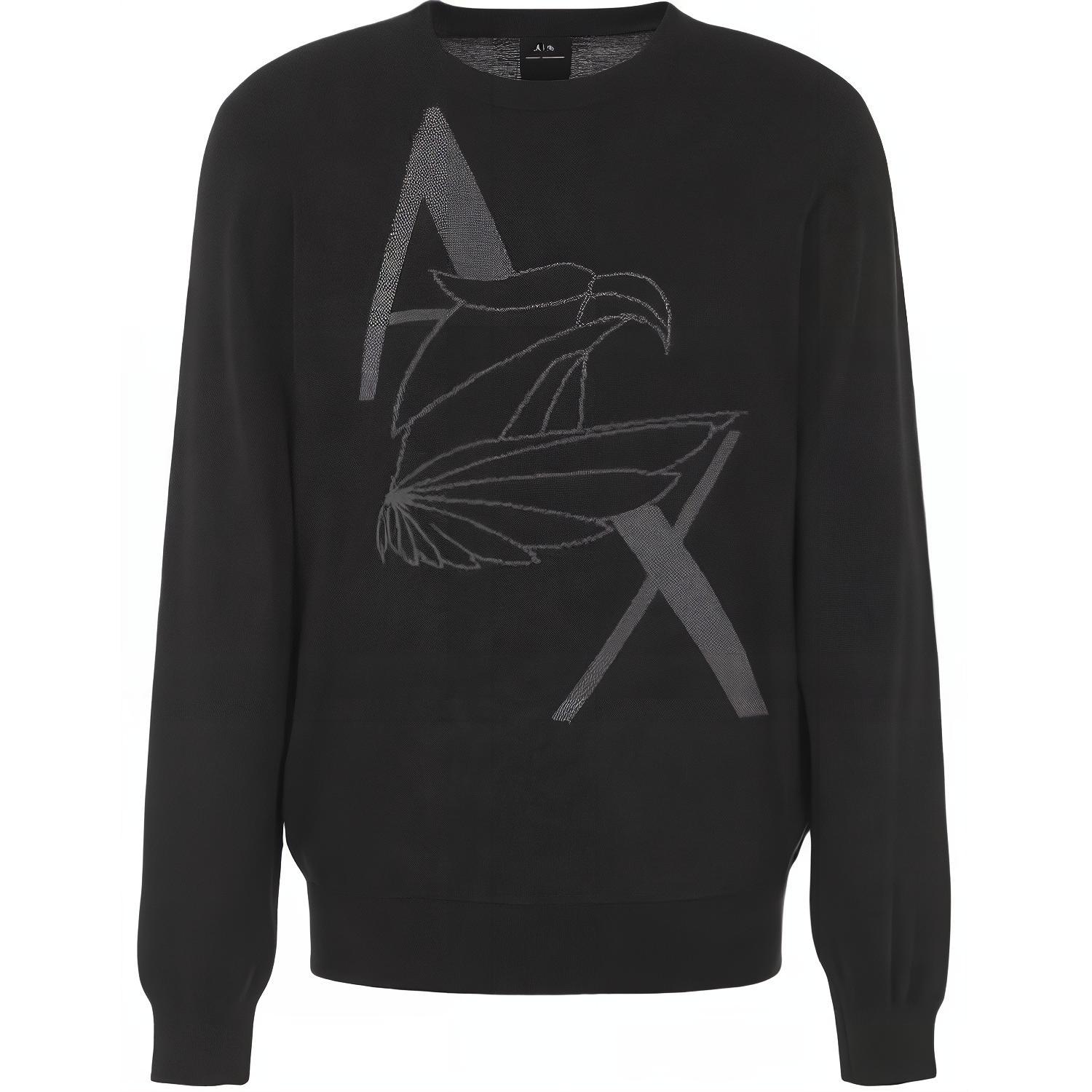 Свитер мужской черный EMPORIO ARMANI 
Свитер мужской черный EMPORIO ARMANI