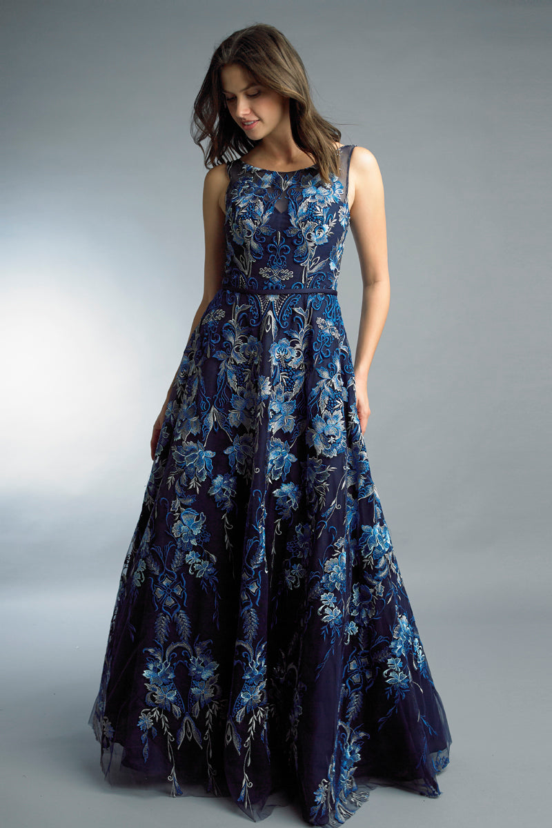 Вышитое бальное платье Basix Black Label, синий
Вышитое бальное платье Basix Black Label, синий