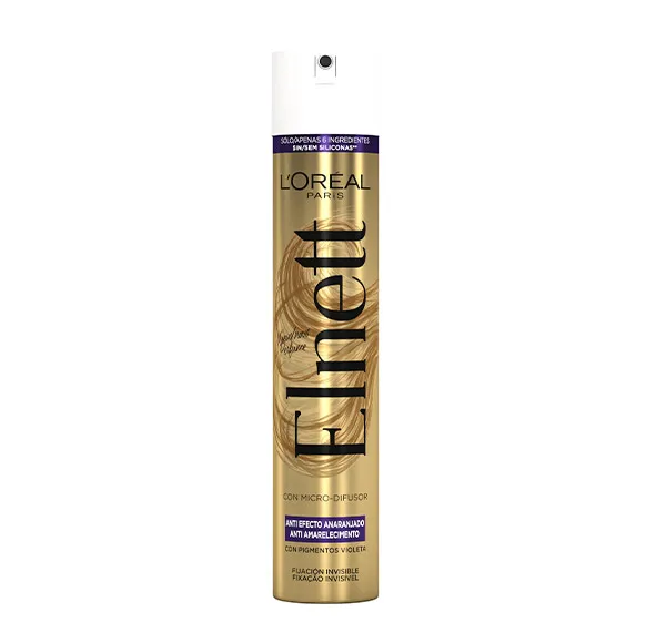 Лак для фиксации светлых или седых волос Laca Elnett Fijación Purple Elnett, 200 ml
Лак для фиксации светлых или седых волос Laca Elnett Fijación Purple Elnett, 200 ml
