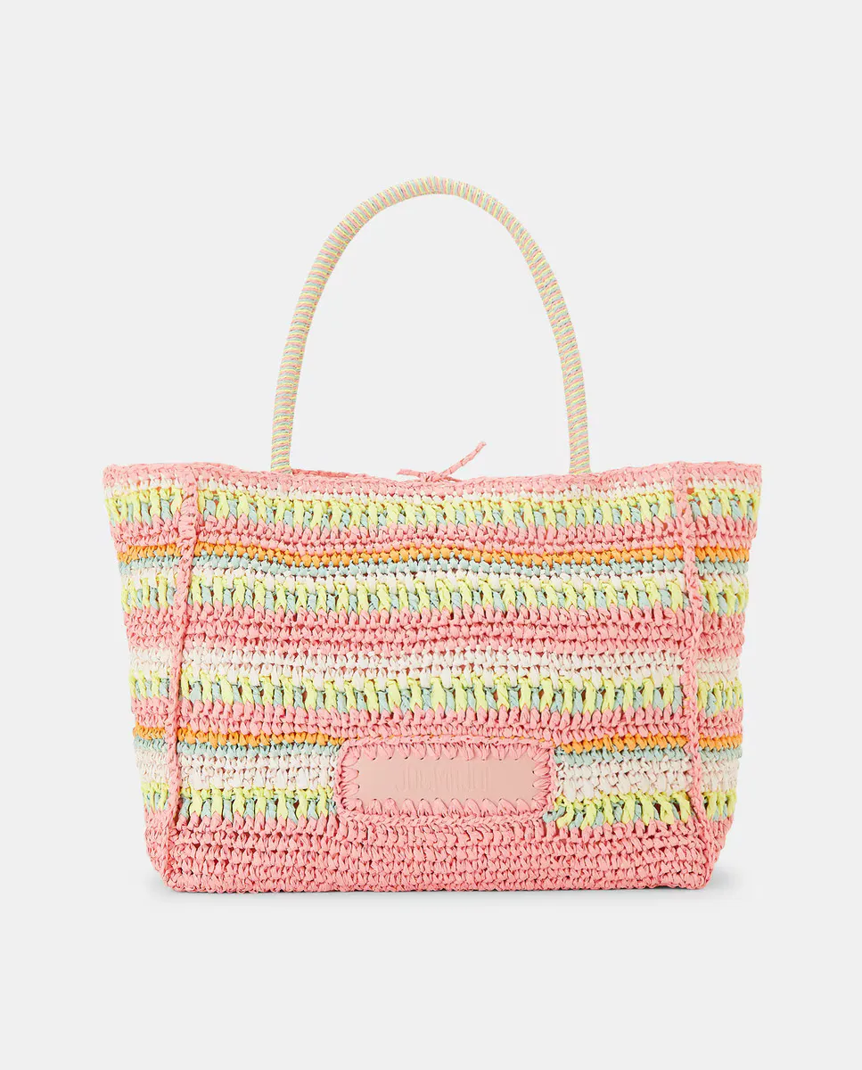Пляжная сумка с полосатым принтом Jo & Mr. Joe, цвет Rosa claro
Пляжная сумка с полосатым принтом Jo & Mr. Joe, цвет Rosa claro