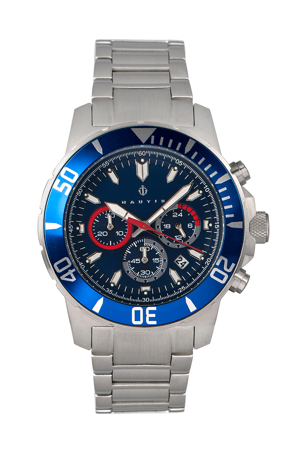 Часы с хронографом Dive Chrono 500 Nautis, синий
Часы с хронографом Dive Chrono 500 Nautis, синий