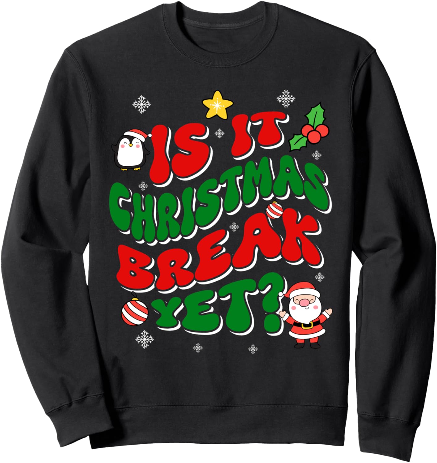 Весело ли проводить рождественские каникулы (Учитель, праздничная толстовка с изображением Санта-Клауса) Is It Christmas Break Yet Holiday Vacation Tee, черный
Весело ли проводить рождественские каникулы (Учитель, праздничная толстовка с изображением Санта-Клауса) Is It Christmas Break Yet Holiday Vacation Tee, черный