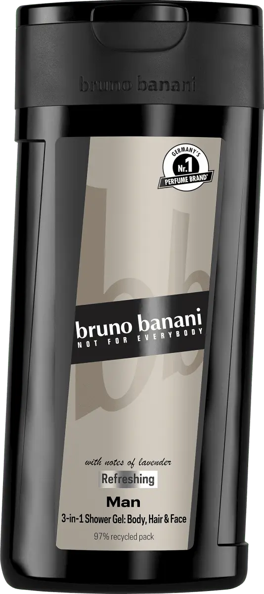Гель для душа Мужчина 3в1 250мл Bruno Banani
Гель для душа Мужчина 3в1 250мл Bruno Banani