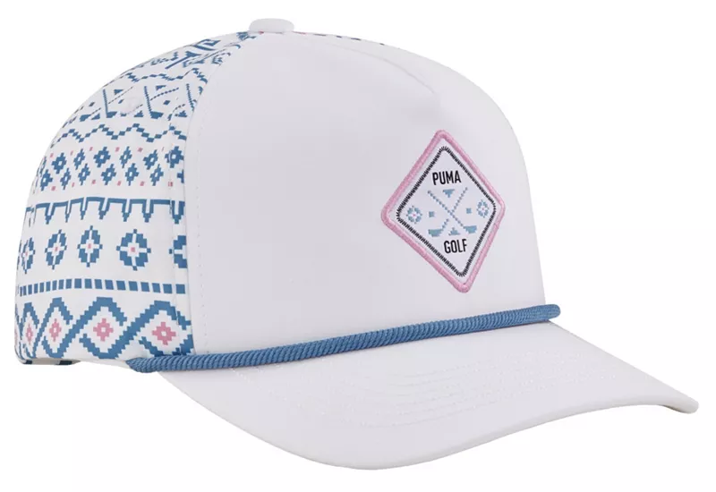 Мужская кепка для гольфа PUMA Fairisle 5-Panel Tech, цвет White Glow/Blue Horizon
Мужская кепка для гольфа PUMA Fairisle 5-Panel Tech, цвет White Glow/Blue Horizon