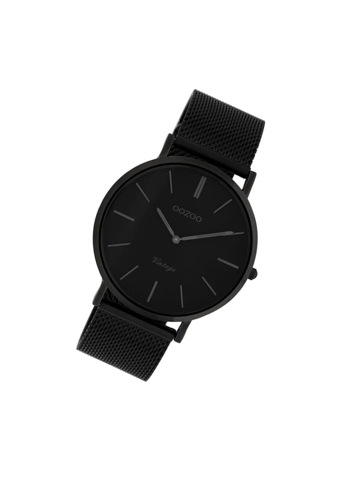Аналоговые наручные часы Oozoo Vintage Series, черные, большие (примерно 40 мм)
Аналоговые наручные часы Oozoo Vintage Series, черные, большие (примерно 40 мм)