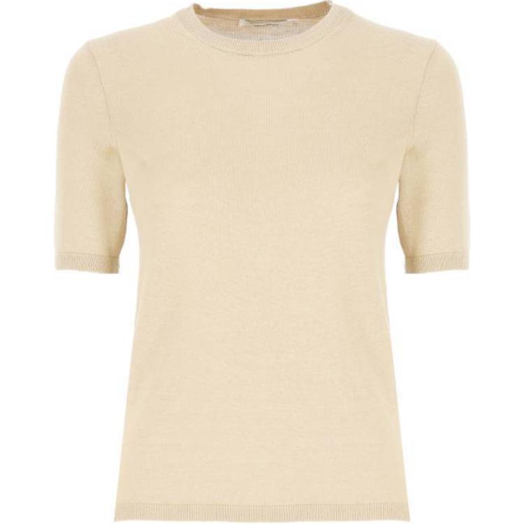 Майка Max Mara с коротким рукавом и круглым вырезом MaxMara, бежевый
Майка Max Mara с коротким рукавом и круглым вырезом MaxMara, бежевый