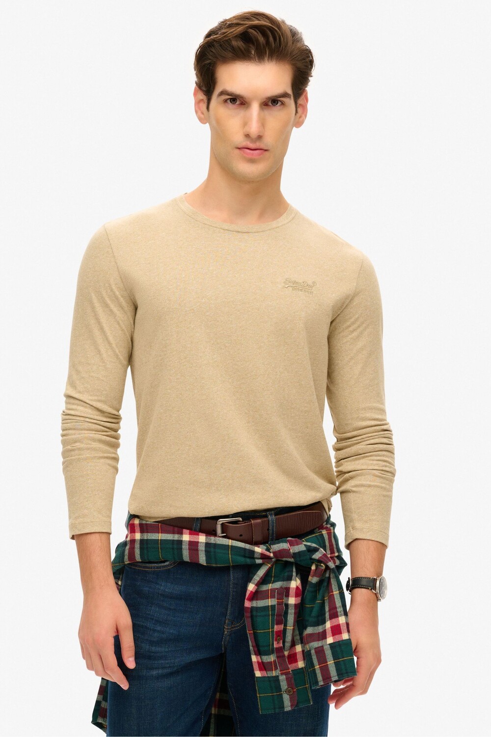 100% хлопок, базовый топ с длинными рукавами и логотипом Superdry, коричневый
100% хлопок, базовый топ с длинными рукавами и логотипом Superdry, коричневый