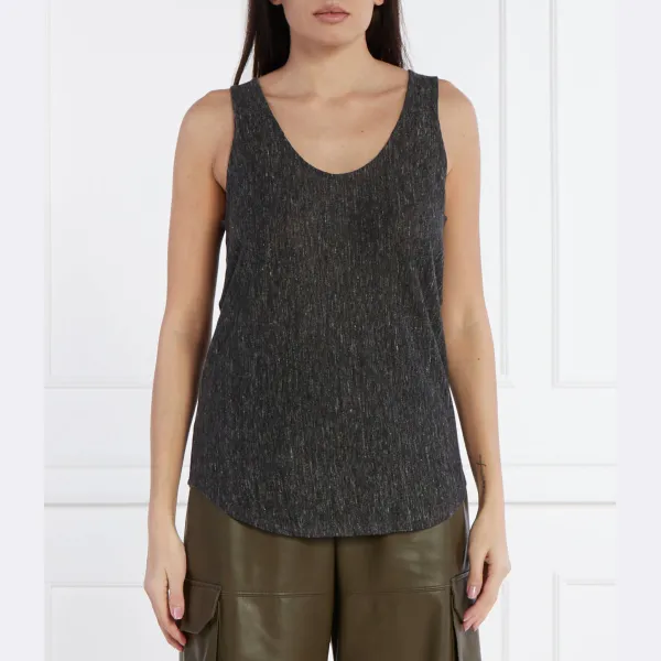 Льняной топ свободного кроя Pinko, черный
Льняной топ свободного кроя Pinko, черный