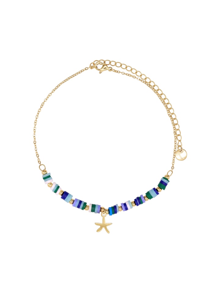 Steel_Art Золотистый браслет на лодыжку Freja со звездой
Steel_Art Золотистый браслет на лодыжку Freja со звездой