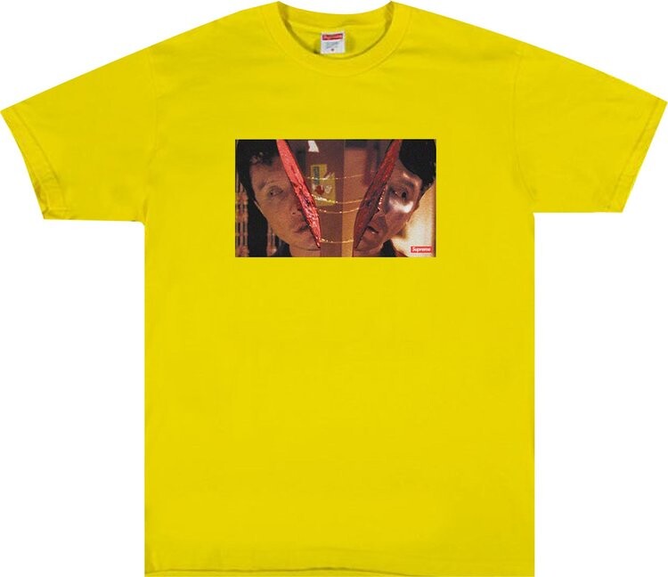Футболка Supreme Split Tee 'Yellow', желтый 
Футболка Supreme Split Tee 'Yellow', желтый