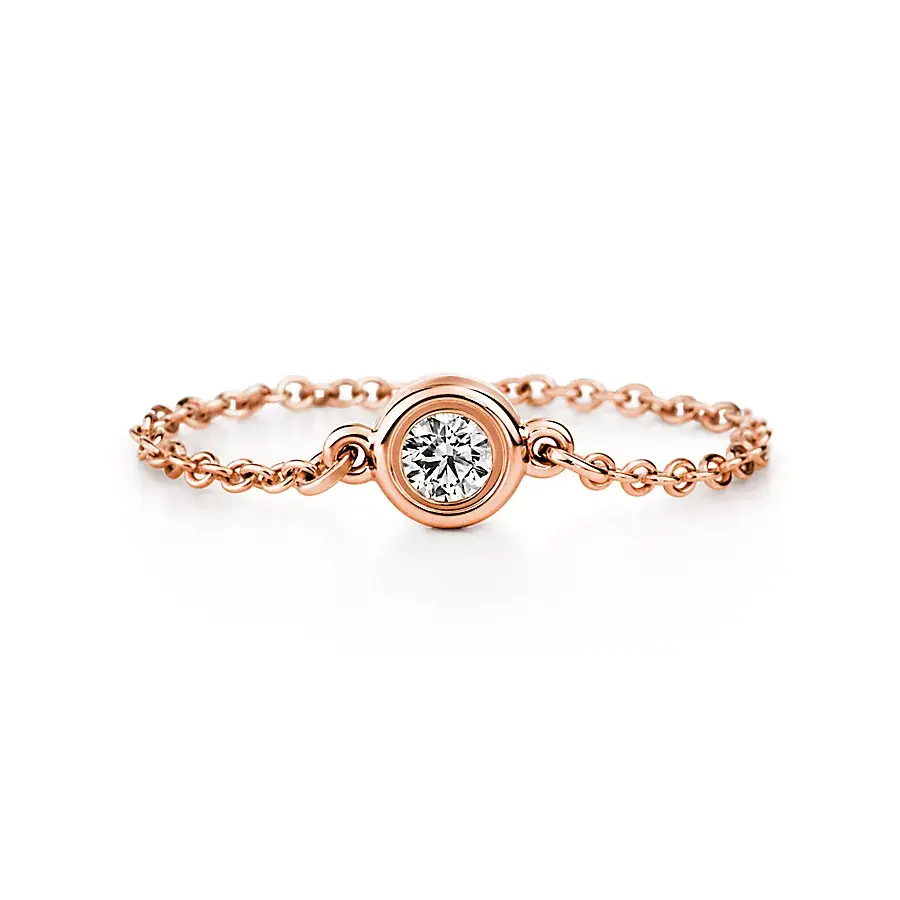 Кольцо Tiffany & Co. x Elsa Peretti Diamonds By The Yard, розовое золото
Кольцо Tiffany & Co. x Elsa Peretti Diamonds By The Yard, розовое золото