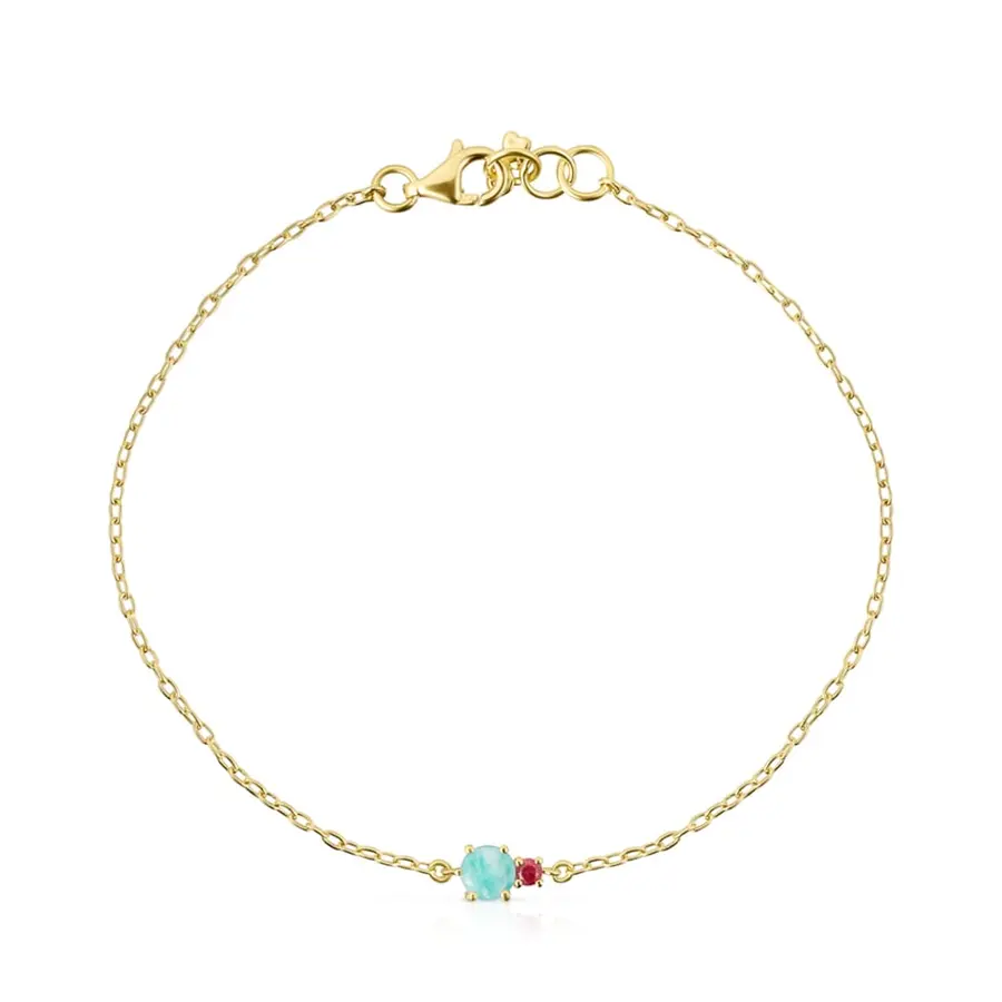 Браслет Tous Ivette Mini, золото/амазонит/рубин
Браслет Tous Ivette Mini, золото/амазонит/рубин