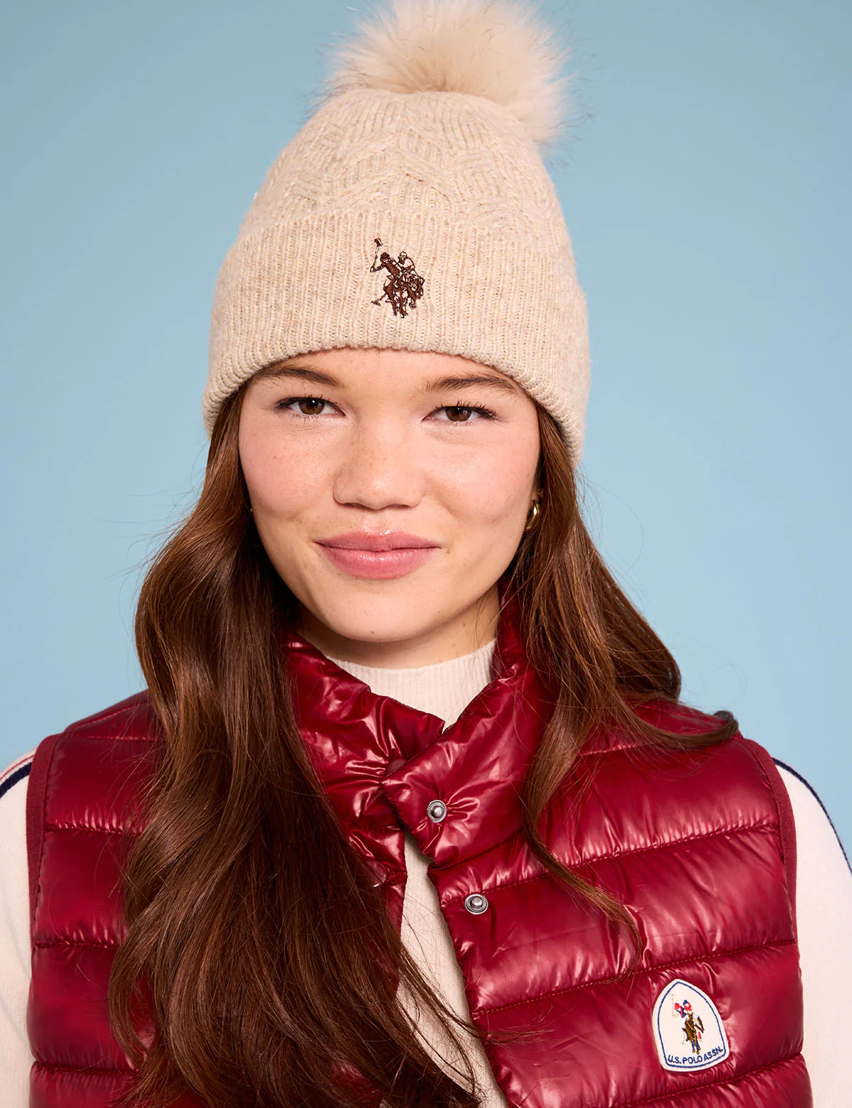 Шапка U.S. Polo Assn Womens Pom Pom Marled, бежевый
Шапка U.S. Polo Assn Womens Pom Pom Marled, бежевый