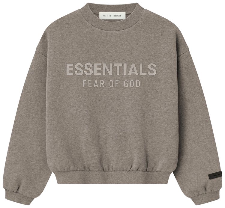 Детская флисовая толстовка с круглым вырезом Fear of God Essentials, серый
Детская флисовая толстовка с круглым вырезом Fear of God Essentials, серый