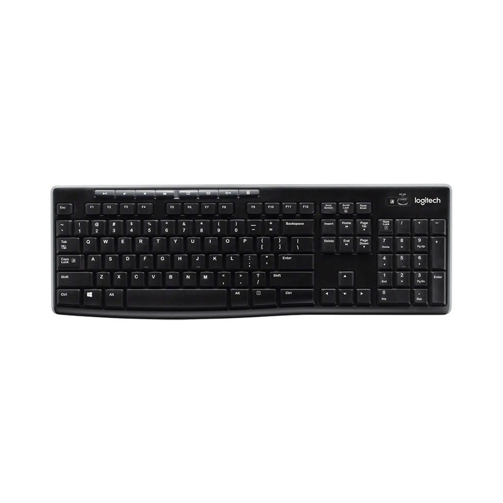 Клавиатура беспроводная Logitech K270 (English Version), чёрный
Клавиатура беспроводная Logitech K270 (English Version), чёрный