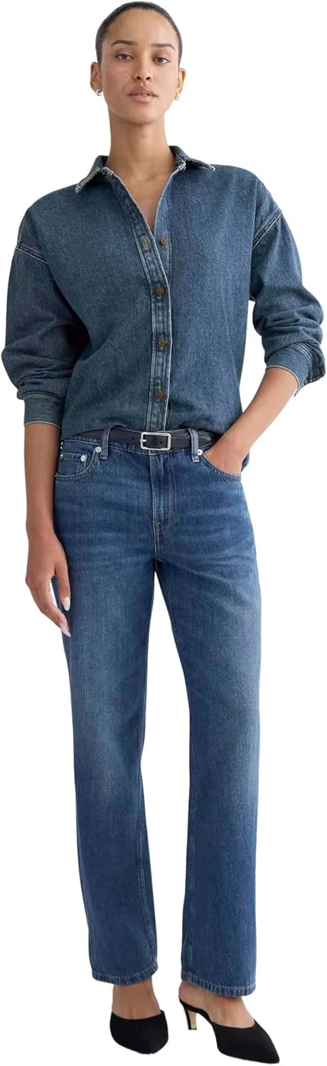 Everlane Женские джинсы Low-Rise Straight
Everlane Женские джинсы Low-Rise Straight